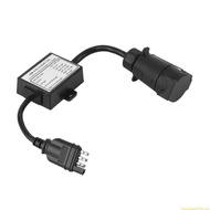 SUN Lightweight 4 Pin to 7 Pin Adapter Connector for Efficient Trailer Motorhomes Connectivity Stabl