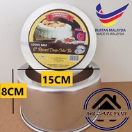 JS2115LB 6 inch Aluminium Alloy Loose Base Cake Moulds Round Cake Mould Pan Removable bottom cake mo