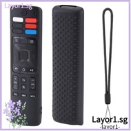LAYOR Remote  Cover, Soft Shockproof Protective , Lightweight with Lanyard Silicone Remote Control S