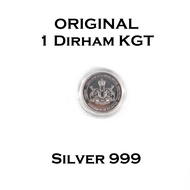 1 dirham KGT silver perak 999 Kelantan gold trade logam mulia syiling
