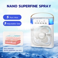 Portable USB Ice Mist Fan Air Cooler Air Conditioner Fan  Air Cooler spray