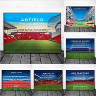 Famous Football Stadium Canvas Poster Anfield Old Trafford Emirates Wall Art Home Decor No Frame