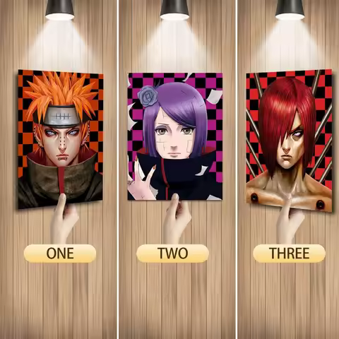 Anime Manga NARUTO Pain 3D Lenticular Poster Painting Wall Art Home Decor Wall Sticker Anime Artwork