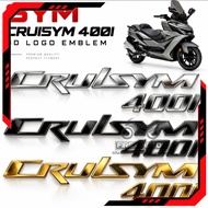 EMBLEM SYM CRUISYM 400I CRUSIYM400I CRUISYM 400 I SINGLE LAYER LOGO EMBLEM ACCESSORIES ACCESSORY MOD