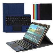 Bluetooth Keyboard with Touchpad + Slim Leather Case Stand Cover for iPad Windows Android Tablets 10