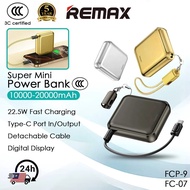 🔥[3C Certification] Remax FCP-9 10000mAh Power Bank, Ultra-Mini Fast Charging Power Bank; Remax FC-0