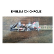 4x4 chrome car emblem 4x4x chrome universal emblem/ 4x4 jeep emblem/