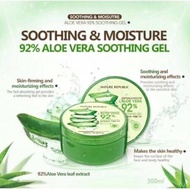 100% Original Nature Republic Soothing &amp; Moisture Aloe Vera Soothing Gel 300ml 92%