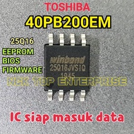 TOSHIBA 40PB200EM IC 25Q16 EEPROM / BIOS / FIRMWARE 40PB200 PE1112 PE1085