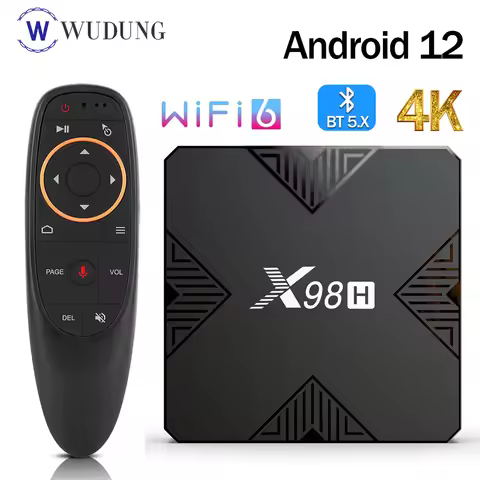 X98H Smart TV BOX Android 12 Allwinner H618 Wifi 6 BT5.0 4K 4G32G Media Player 2.4G 5G Wifi Set Top 