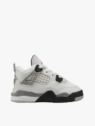 Nike Jordan 4 Retro Og Boys' Toddler Basketball Shoes - Summit White/Fire Red