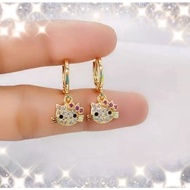 L505 anting anak anti karat anting hello kitty titanium