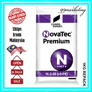 [REPACK] 1KG NovaTec Premium 15-3-20 Durian Fruit Flower Fertiliser Fertilizer Baja Bunga Buah