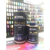 AIKKA AK1080 CHROMA HIGH SOLID 2:1 CLEAR e1Liter With HARDENER e500ML