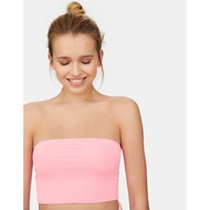 STRADIVARIUS PINK BANDEAU TOP