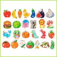 Alphabet Puzzle Learning Jigsaw Puzzle Colorful Learning Matching Blocks Cute Alphabet Building Bloc