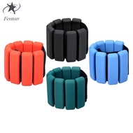 [lkpzhtw9] 2 Pieces Ankle Wrist Weights 900G Wrist Bracelet for Workout Travel Swimming