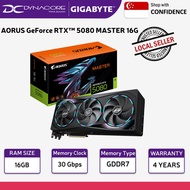 Gigabyte GeForce RTX 5080 Aorus Master 16GB GDDR7 Graphics Card - RTX5080