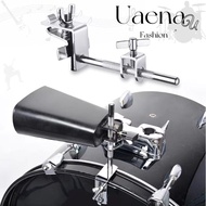 UAENAU Drum Cowbell Clamp, Percussion Accessory with Parallel Action Jaws Drum Cowbell Bracket Mount