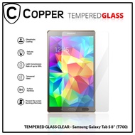 Samsung Galaxy Tab S 8" (T700) - COPPER TEMPERED GLASS FULL CLEAR TABLET PREMIUM