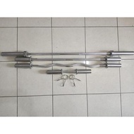 OLYMPIC BAR Stick Barbell Dumbell Barbell Straight Bent Stick 5cm