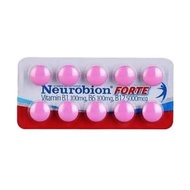 Neurobion FORTE 10 Capsules - Vitamin B1, B6, B12 (1Strip) - Ori