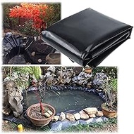 Fishing Mat Heavy Duty Pond Liner 8 Mil Flexible Pond Liners Garden Pool Membrane Black Fish Pond Skins Pond Lining Tear Resistant 5x23ft 6.6x16.5ft 9.9x26ft 13x29.5ft 16.5x23ft 20x29.5ft 26