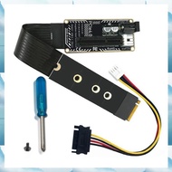 [G V W E] PH427A-15 Adapter PCIe 4.0 X4 to M. 2 M-Key Extension Cable NVMe M. 2 M-Key External Graph