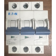 Eaton MCB(PLSM/3) 3 Pole 10kA 20A-40A Type B/C