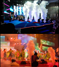 LED CO2 Jet machine/VERTICAL Fog Machine/Event/Clubs/Music/Stage Disco Light