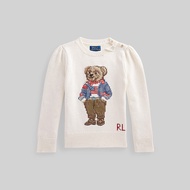 Polo Ralph Lauren เสื้อสเวตเตอร์ Girls 2T-4T รุ่น CWPOSWEO6820183 สี 101 NATURAL-101 (Bear)