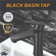 [EASY INSTALLATION] Stainless Steel Bathroom Black Faucet SUS304 / BLACK BASIN TAP / 浴室水龙头