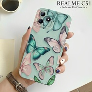 HP REALME C51 2023 - Softcase Pro Camera Bumper Protector Silicone Tpu Case Macaron Motif - Camera P