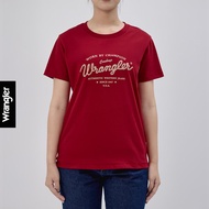 WRANGLER เสื้อยืดแขนสั้นผู้หญิง ทรง Regular รุ่น WR F425WTSSF21