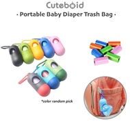 Disposable Trash Bag Portable Plastic Dispenser for Baby Diaper