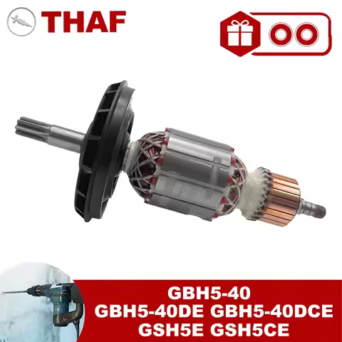 AC 220V 240V GBH5-40 GBH5-40DE GBH5-40DCE Armature Rotor For BOSCH Hammer Drill Spare Parts Rotary H