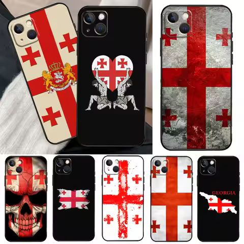 Georgia Grunge Flag For Huawei Nova 12i 7i 8i 11i 12s Y73 Y70 Y90 Y60 Y72 Y61 Y91 9 10 SE P30 Pro P4