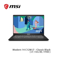 MSI微星 MODERN 14 C12M I7 i7/16GB/512GB 14吋 商務輕薄 手提電腦 預計30天内發貨 落單輸入優惠碼：alipay100，滿$500減$100 深夜特價（20時-08時）