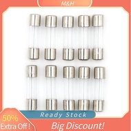 MH 10pcs Tube FUSE 5mm x 20mm 1.6A T1.6A 250V SLOW blow 1.6amps