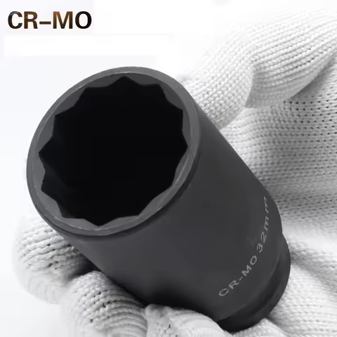 1pcs Lengthen 1/2" Square drive 12 point PT metric Torx Socket Ratchet wrench adapter 12 Angles Plum