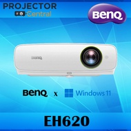 BenQ EH620 3400lms 1080p Smart Windows Projector for Meeting Room , A hybrid meeting solution with Windows 11 IoT Enterprise OS built-in , Preloaded with Google Meet, Skype and TeamViewer Meeting meeting apps , Support Miracast, Airplay, Google Cast