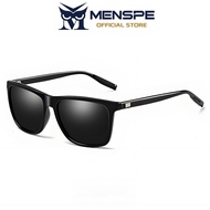 MENSPE Fashion Polarized Sunglasses Ultra Light Driving Sunglasses Retro Frame Square Sunglasses Spo