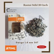 [ Promo] Rantai Belah Stihl Ms381 20" 36T / Chain Saw Senso Ms 381 Bar