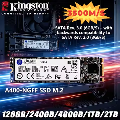 Kingston A400-NGFF SSD M.2 2280 Internal Solid State Drives 2TB 1TB 480G 240G 120G M.2 SSDs SATA Har