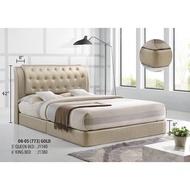 BED / BED+MATTRESS SET Divan Single / Super Single / Queen / King Bed Frame Katil Queen With 6Inch / 8Inch Foam Mattress