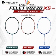 FELET VOZZO X5 BADMINTON RACKET 4UG5 (100%ORIGINAL)
