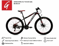 SEPEDA GUNUNG MTB 27.5 INCH GENIO M347 3x8 SPEED