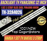 BACKLIGHT TV LCD LED PANASONIC 32 INCH TH-32A402G BACKLIGHT TV 32 INCH 9 LED 3VOL