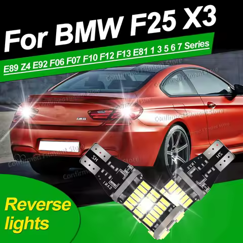 T15 Led Super Bright Car Reverse Light W16W Canbus Waterproof For BMW F25 X3 E89 Z4 E92 F06 F07 F10 