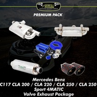 Mercedes Benz C117 CLA 200 / CLA 220 / CLA 250 / CLA 250 Sport 4MATIC Valve Exhaust Package